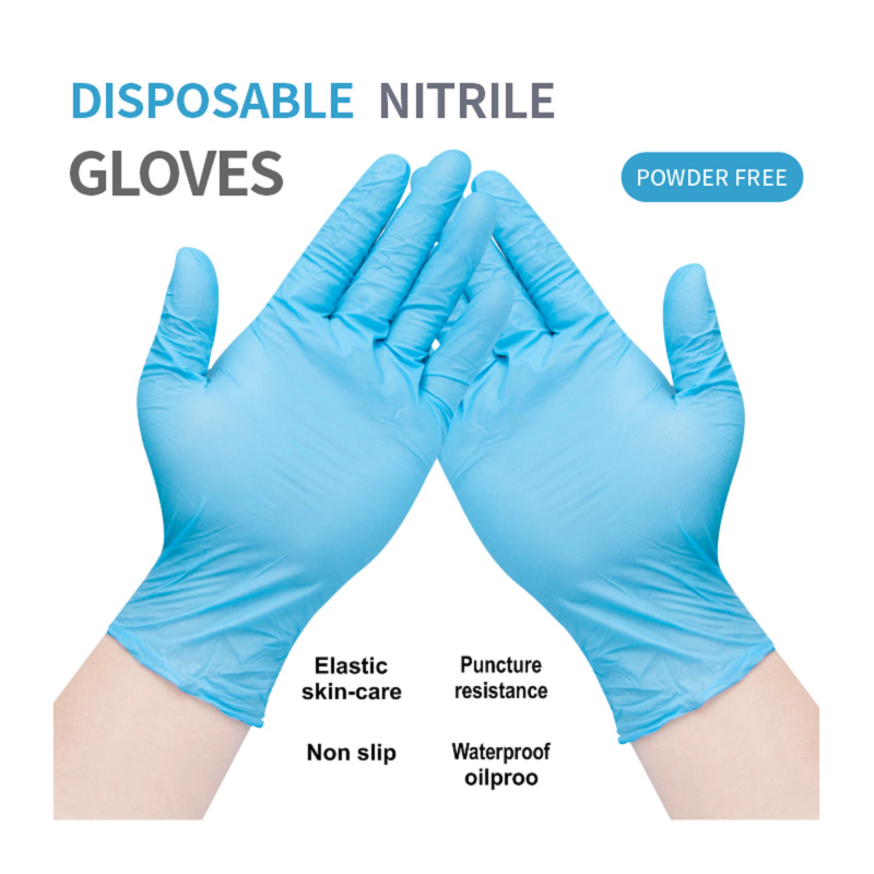 Baaritaanka Isku-dhafka Isku-dhafka ah ee La Tuuri karo ee Gloves Nitrile