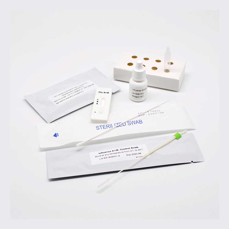 H1n1 Fayraska Hargabka A+b Swab/sanka Aspirate Rapid Kit